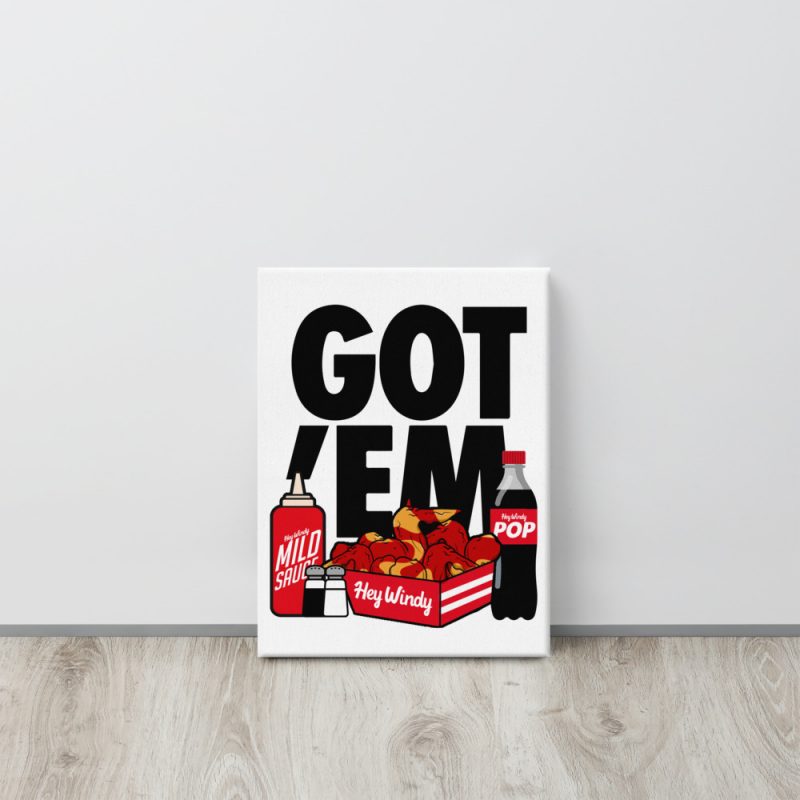 Mild Sauce on Everything Canvas - Image 2