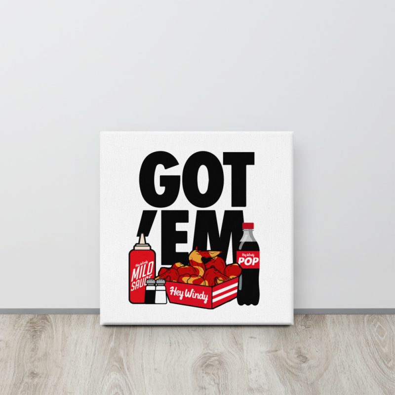 Mild Sauce on Everything Canvas - Image 3
