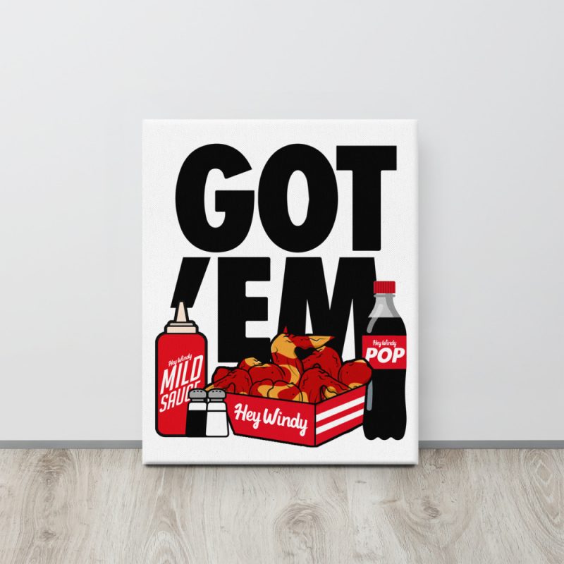 Mild Sauce on Everything Canvas - Image 4