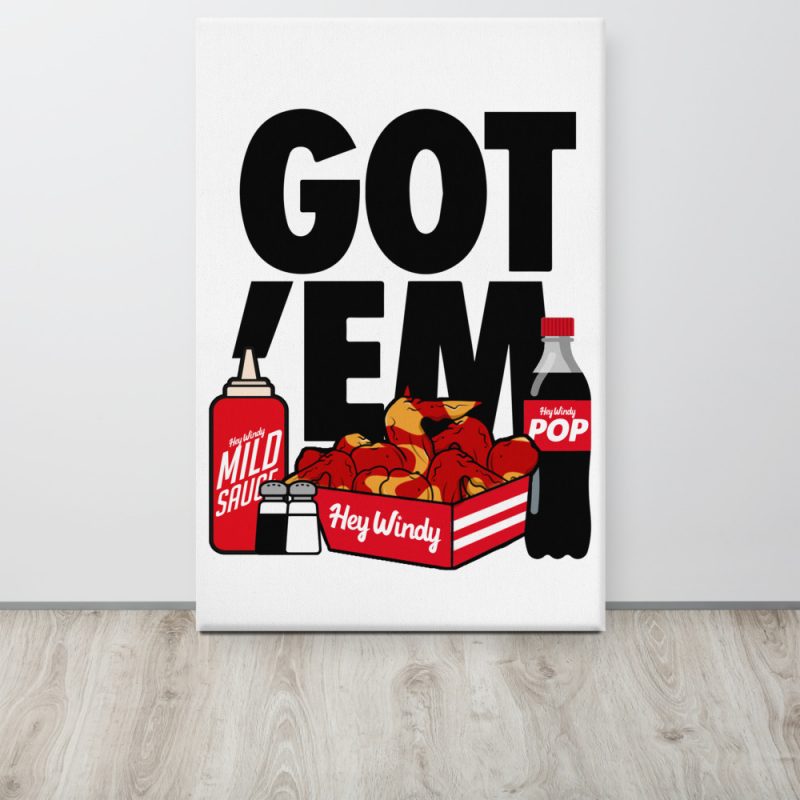 Mild Sauce on Everything Canvas - Image 6