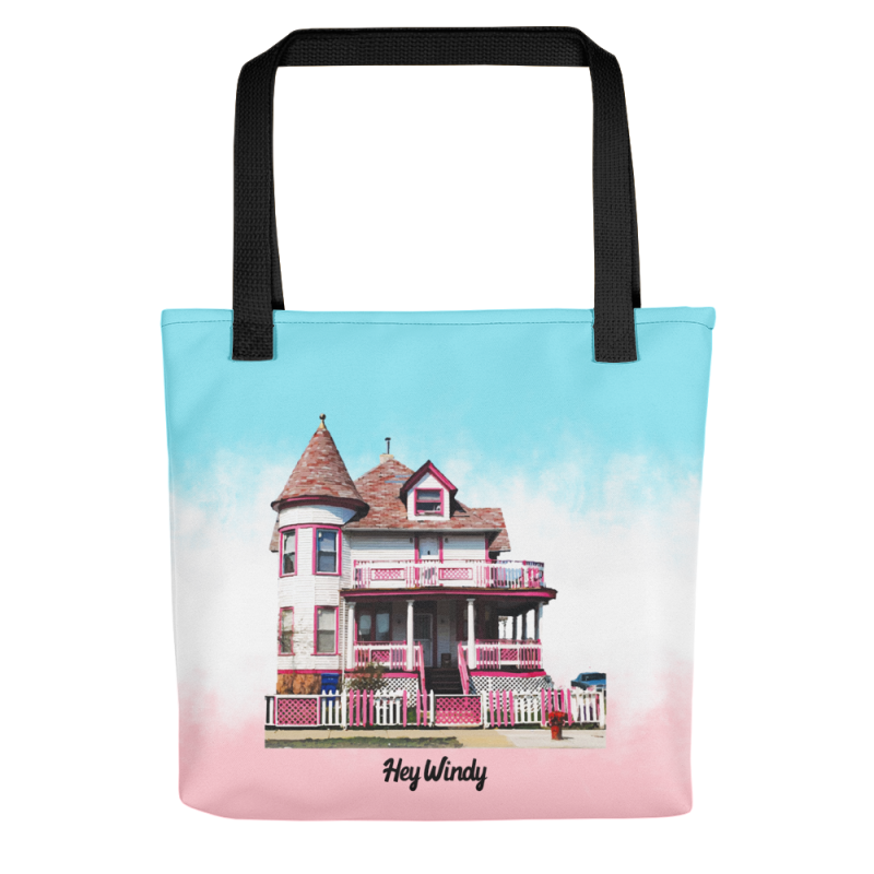 Pink House Tote bag