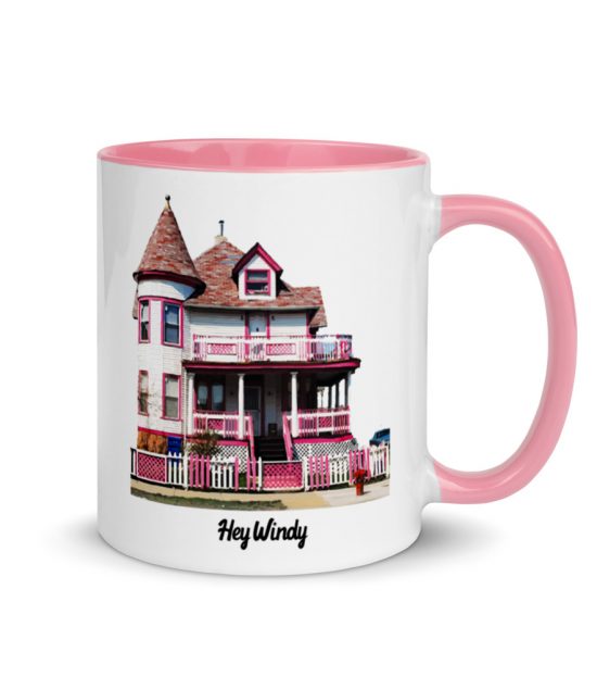 Pink House Mug