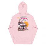 Pink House Unisex midweight hoodie