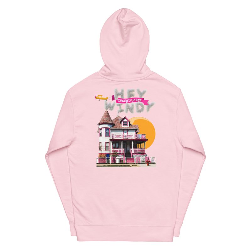 Pink House Unisex midweight hoodie